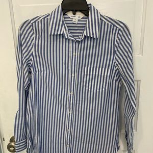 Old Navy Women’s Striped Button Down Shirt - XS